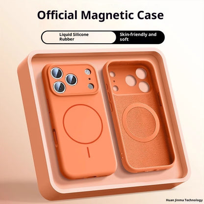 Magnetic Phone Case Liquid Silicone