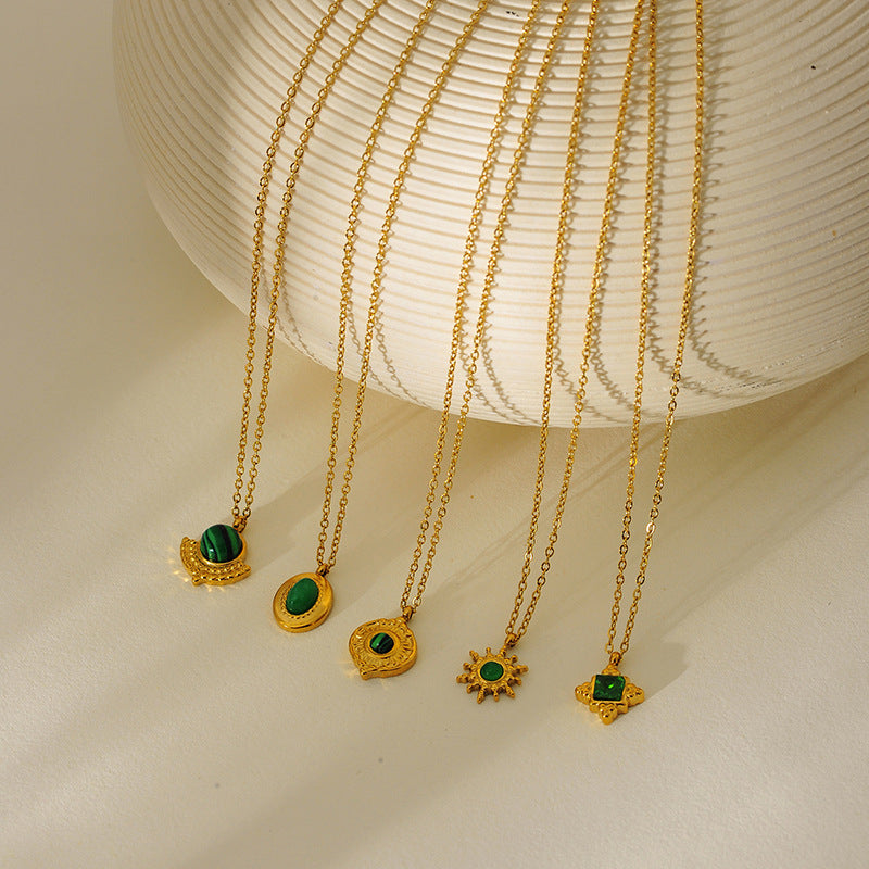 Vintage Emerald Necklace