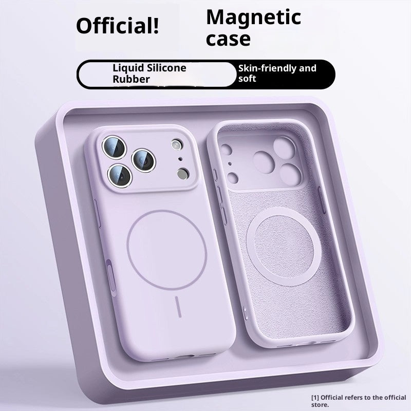 Magnetic Phone Case Liquid Silicone