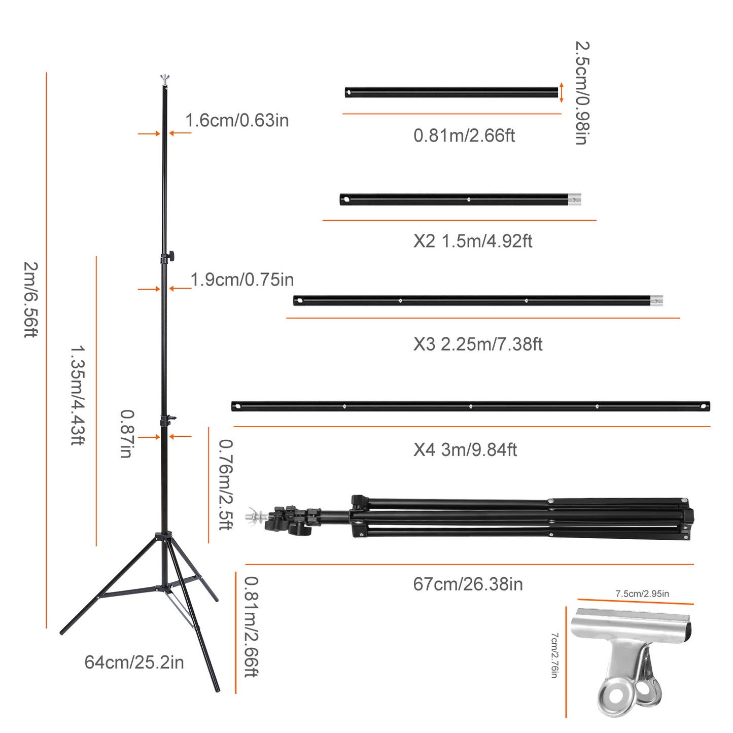 Background Stand  Photography Backdrop