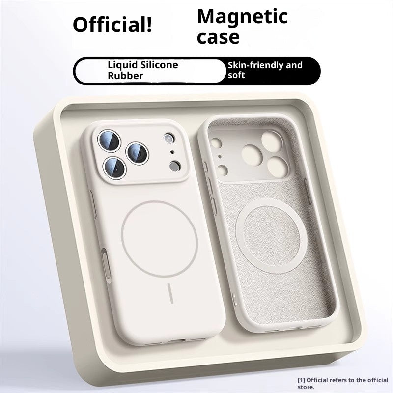 Magnetic Phone Case Liquid Silicone
