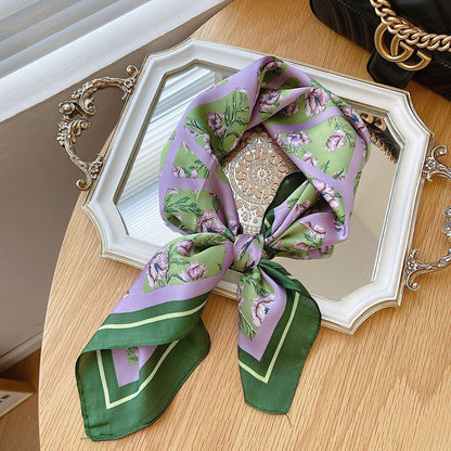 Silk Scarf Women's Headscarf Spring And Autumn