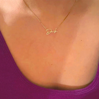 Stainless Steel Customized Name Necklace
