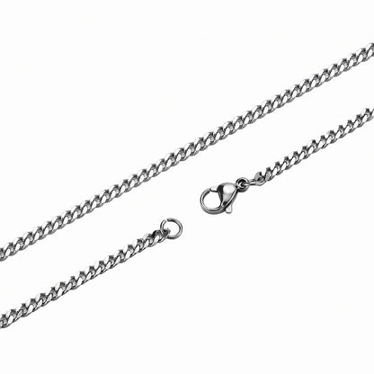 Titanium steel hip-hop chain men