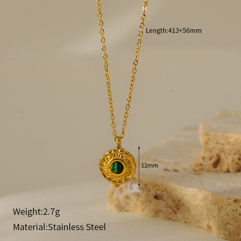 Vintage Emerald Necklace