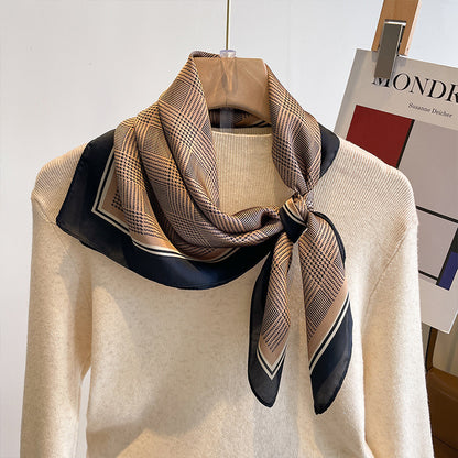 Silk Scarf Women's Headscarf Spring And Autumn