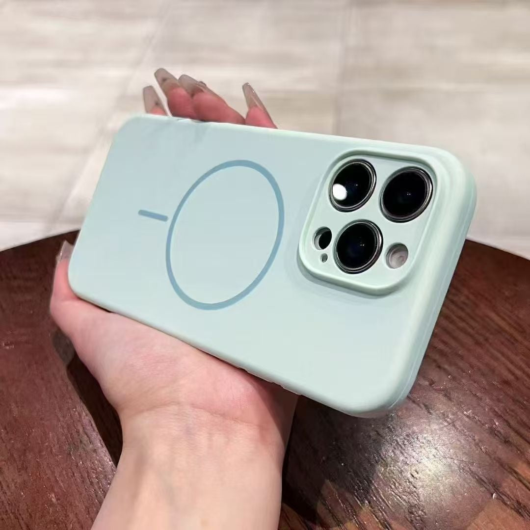 Magnetic Phone Case Liquid Silicone