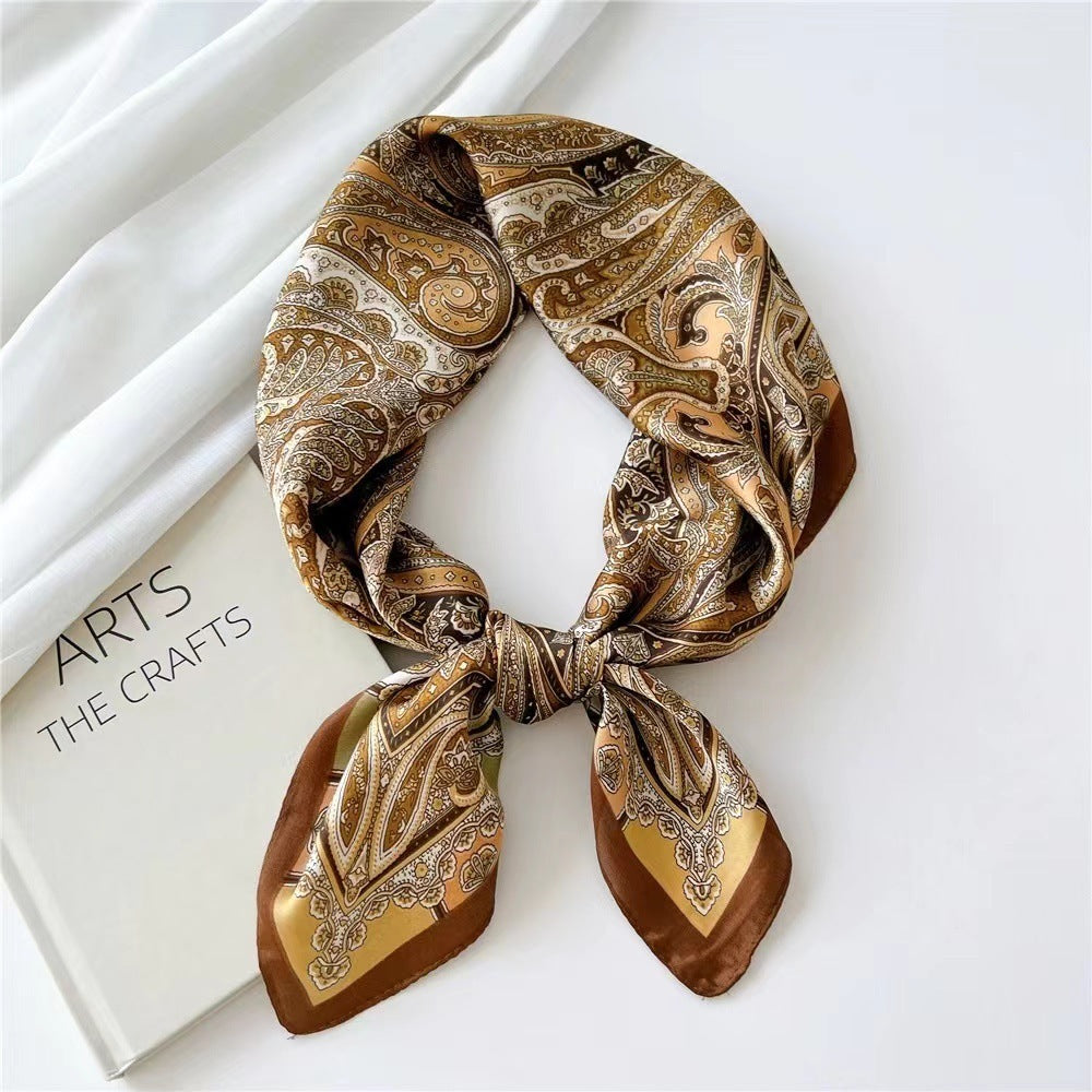 Silk Scarf Women's Headscarf Spring And Autumn