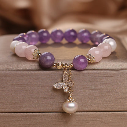 Natural Amethyst Bracelet