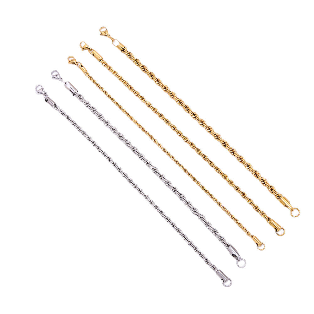 Twisted Gold Plated Bracelet