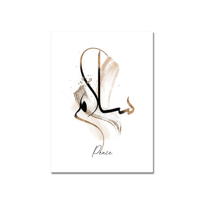 Canvas Core Spray Hanging Frameless Painting