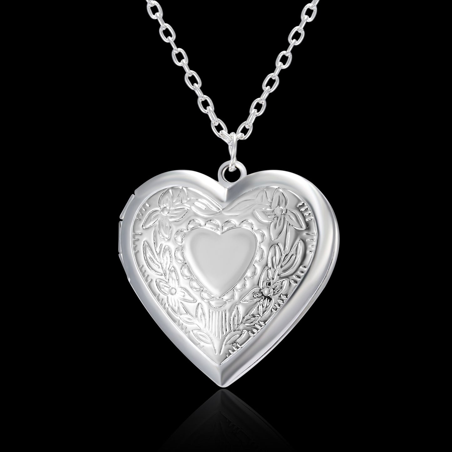 Forever Heart Locket Necklace