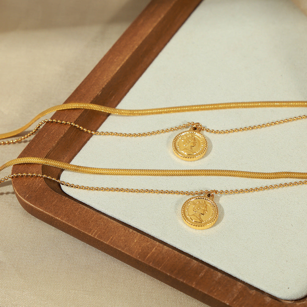Luxury Retro Round Anklet