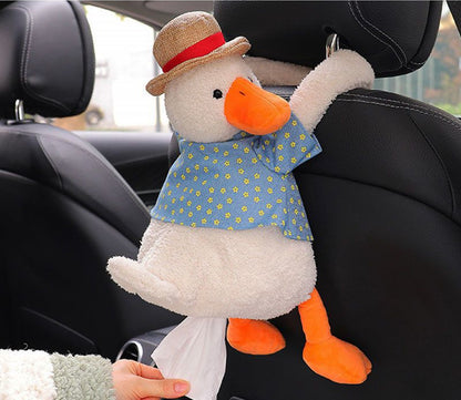 Hanging Duck Tissues Box For Car