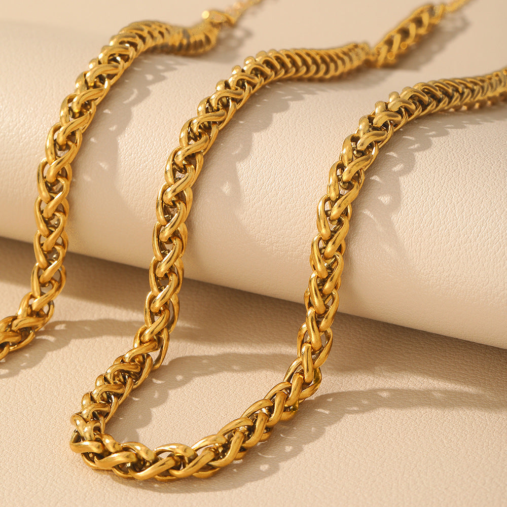 Minimalist Bracelet And Necklace Set