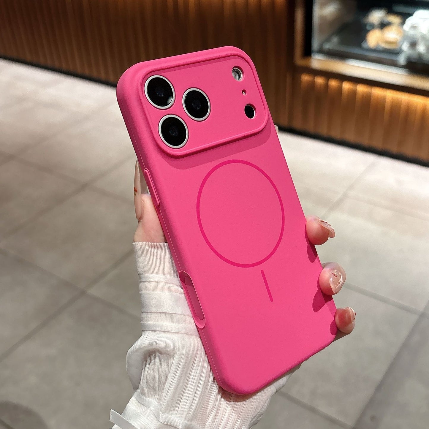 Magnetic Phone Case Liquid Silicone