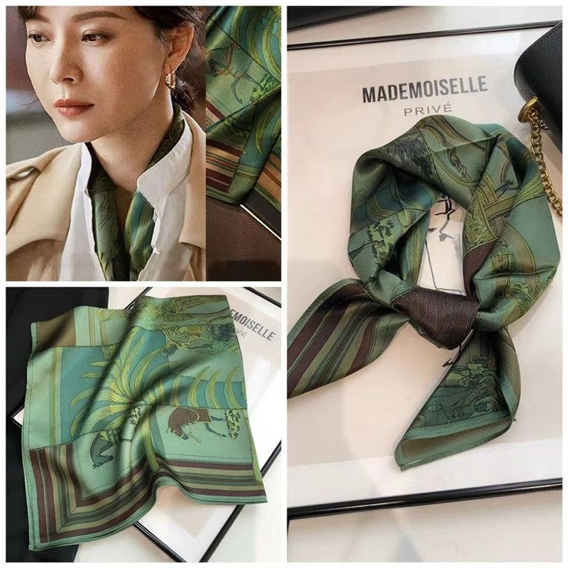 Silk Scarf Women's Headscarf Spring And Autumn