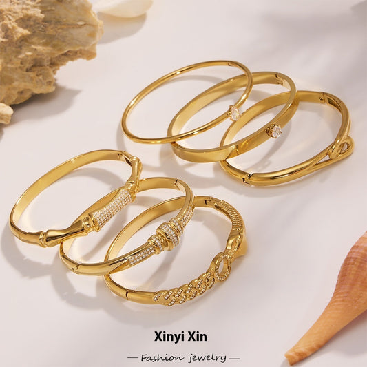 Zirconia Buckle Bracelet