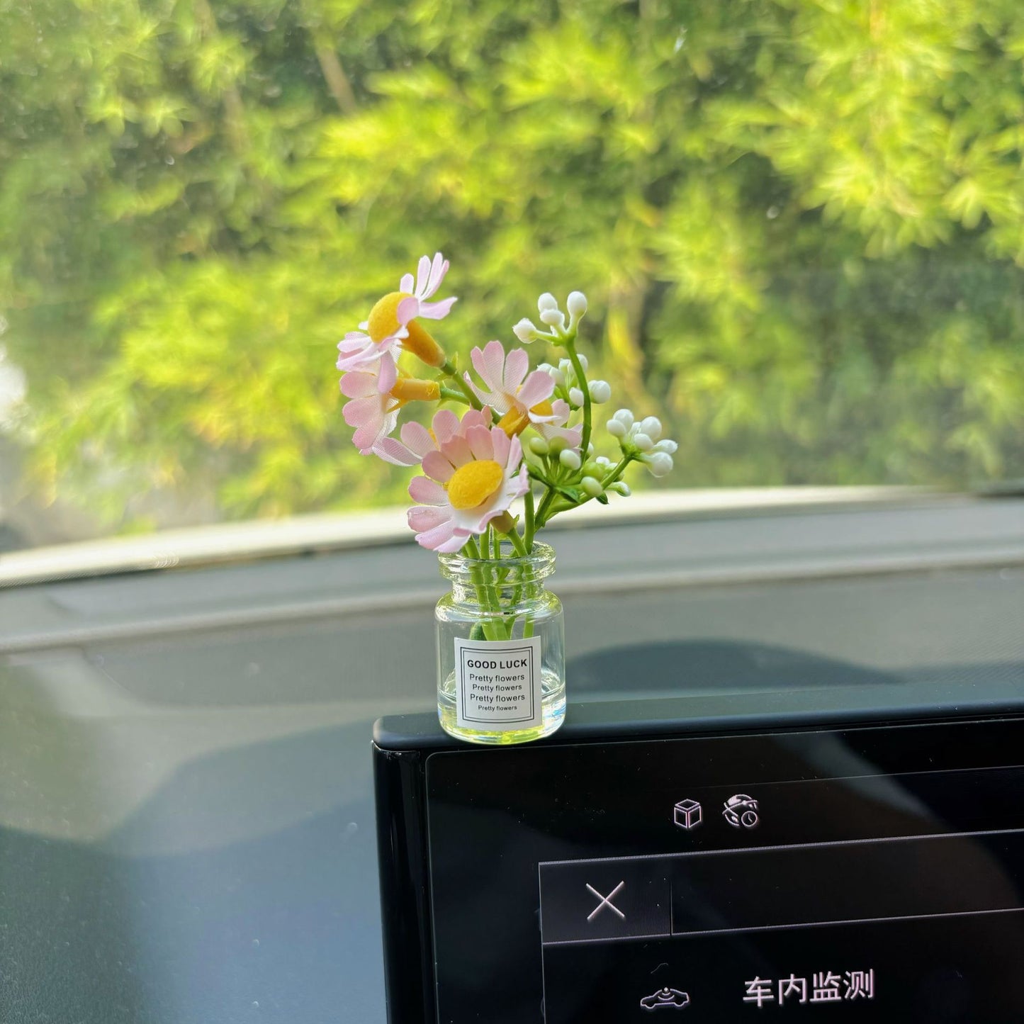 Healing System Small Vase Car Interior Decoration Ornament