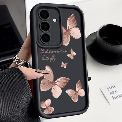 Anti-fall Ladder Graffiti Letter Painted Butterfly Phone Case