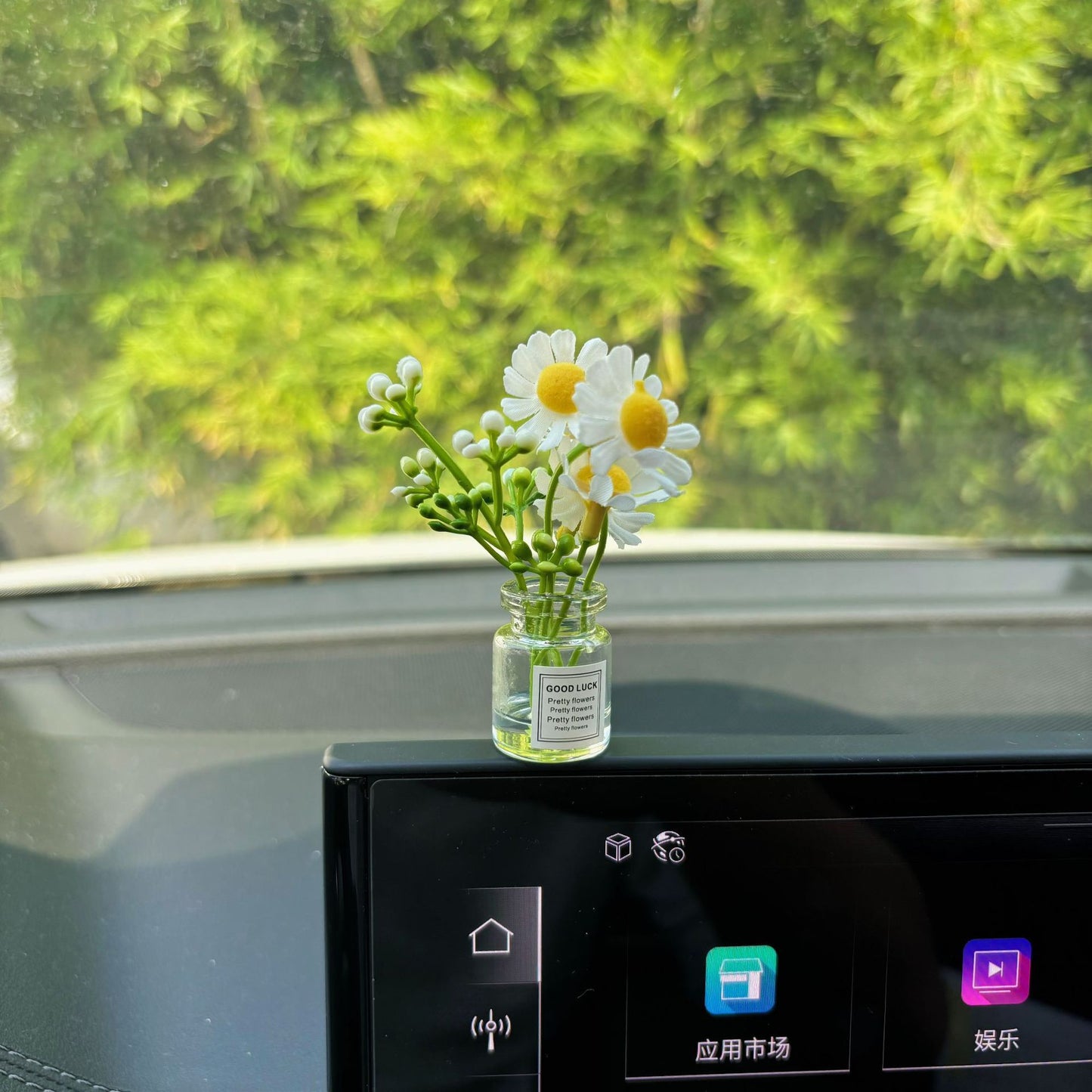 Healing System Small Vase Car Interior Decoration Ornament