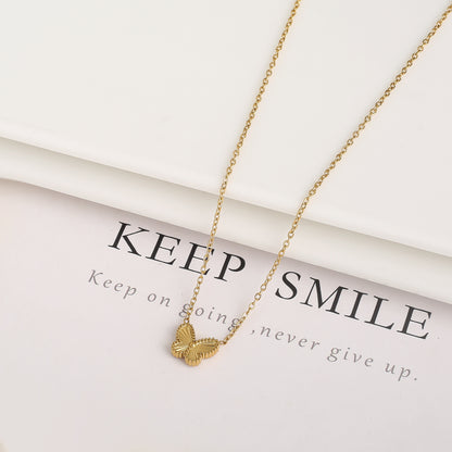 Simple Fashion Personality Temperament Butterfly Necklace