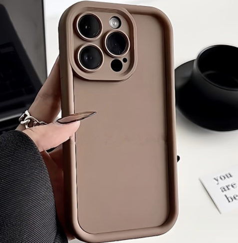 Frosted Photo Frame Simple Drop-resistant Soft Phone Case