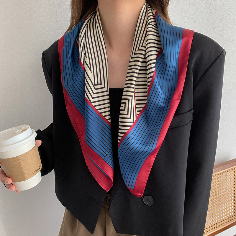 Silk Scarf Women's Headscarf Spring And Autumn