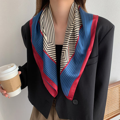 Silk Scarf Women's Headscarf Spring And Autumn