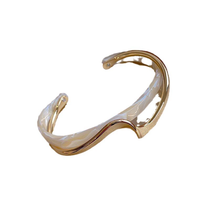 Curved Stainless Steel Bracelet
