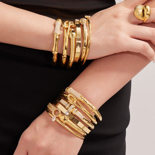 Zirconia Buckle Bracelet