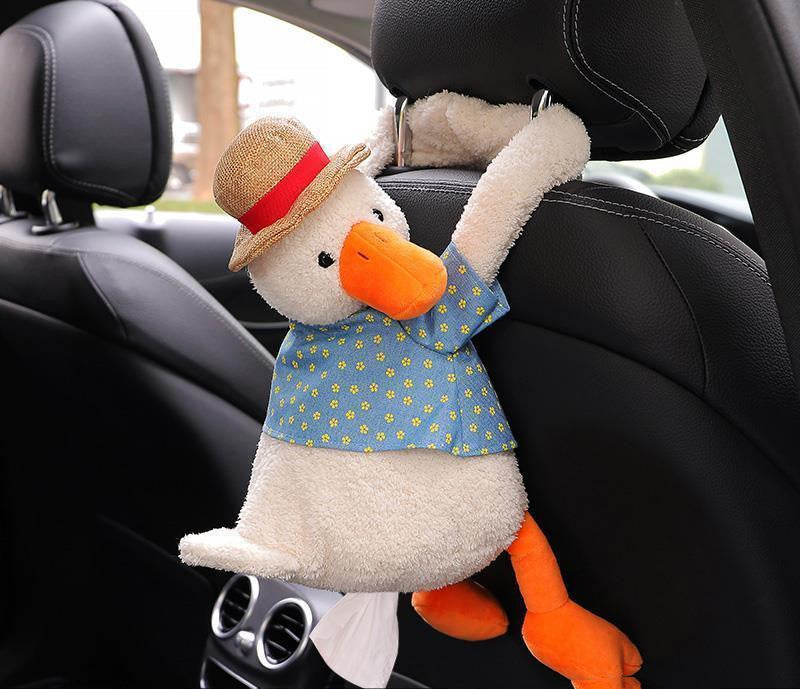 Hanging Duck Tissues Box For Car