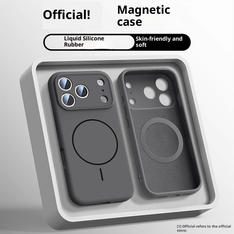 Magnetic Phone Case Liquid Silicone