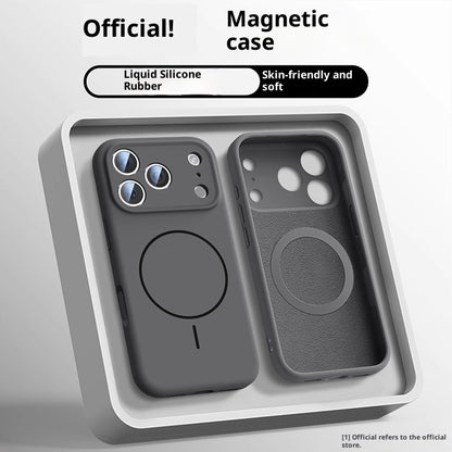 Magnetic Phone Case Liquid Silicone
