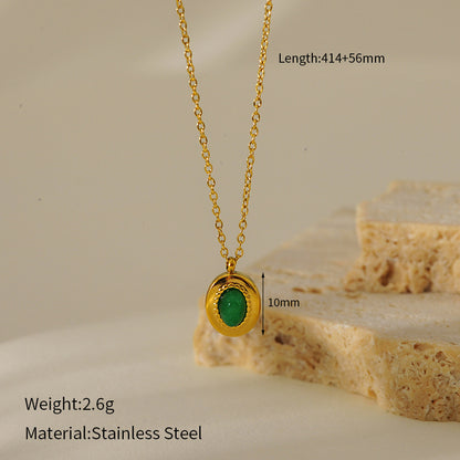 Vintage Emerald Necklace