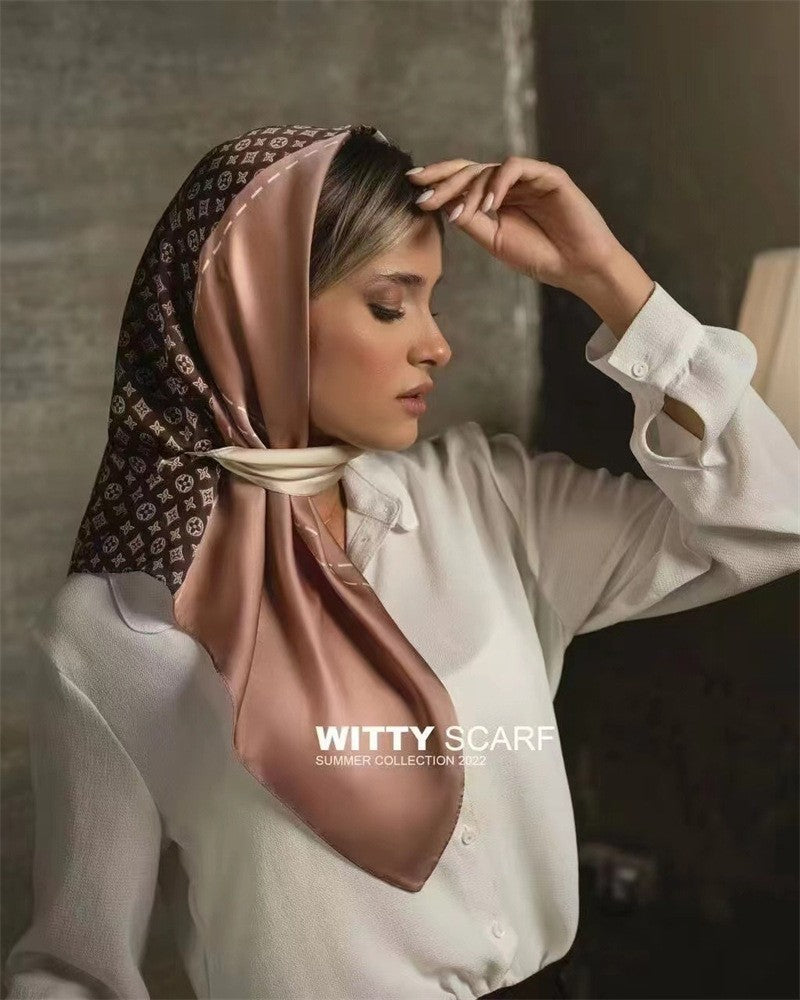Silk Scarf Women's Headscarf Spring And Autumn