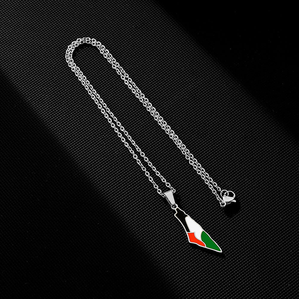 Retro Titanium Steel Pendant Necklace Accessories New