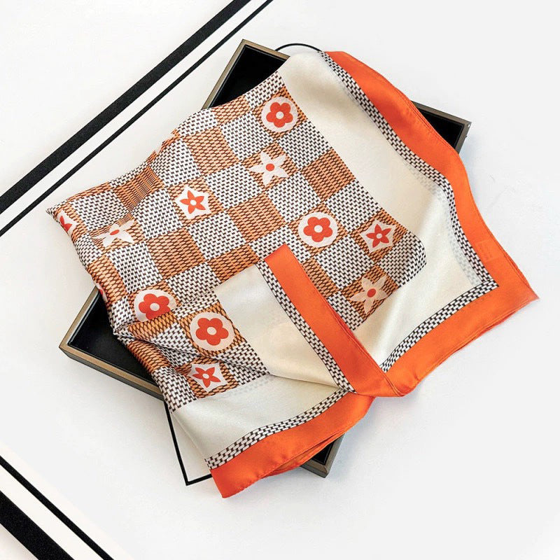 Silk Scarf Women's Headscarf Spring And Autumn