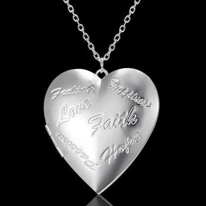 Forever Heart Locket Necklace