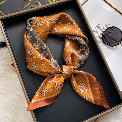Silk Scarf Women's Headscarf Spring And Autumn