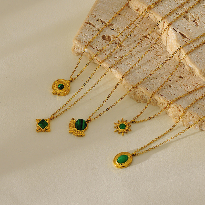 Vintage Emerald Necklace