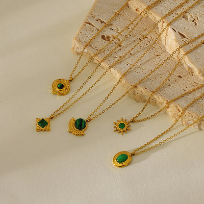 Vintage Emerald Necklace
