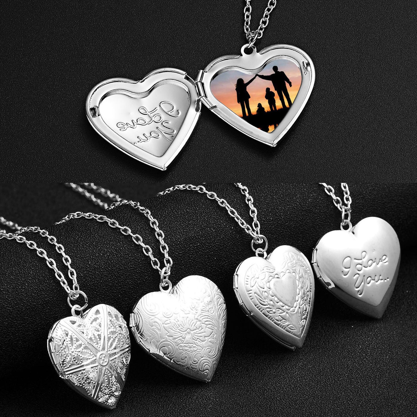 Forever Heart Locket Necklace