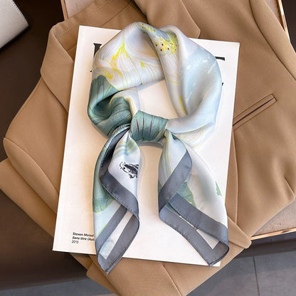 Silk Scarf Women's Headscarf Spring And Autumn