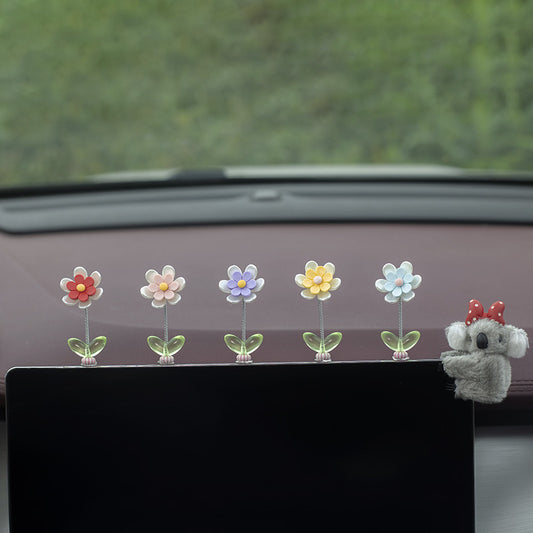 Car Dashboard Spring Decorative Ornaments