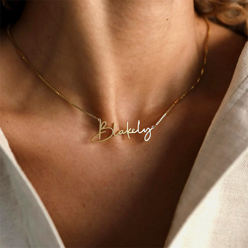 Stainless Steel Customized Name Necklace