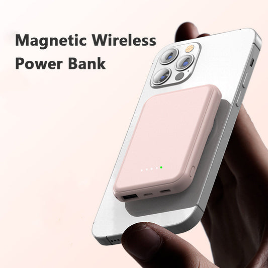 Magnetic Wireless Power Bank 5000 MAh Portable