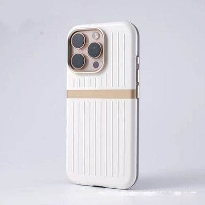 Corrugated Magnetic Leather Phone Case