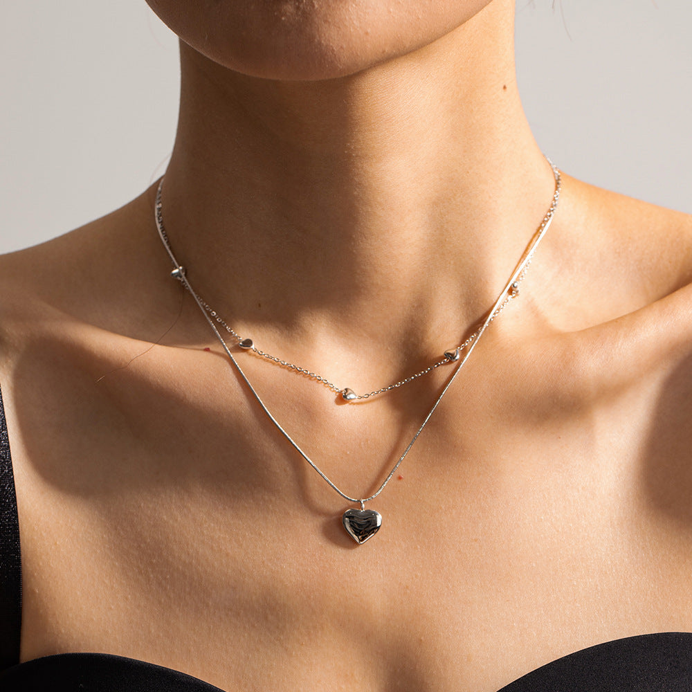 Double-layer Necklace 18K Gold-plated  Necklace