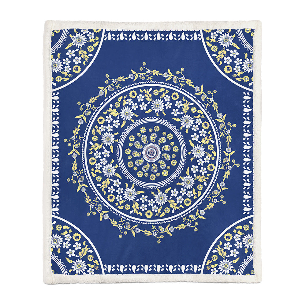 Flannel Blanket Air Conditioning and Napping Blanket